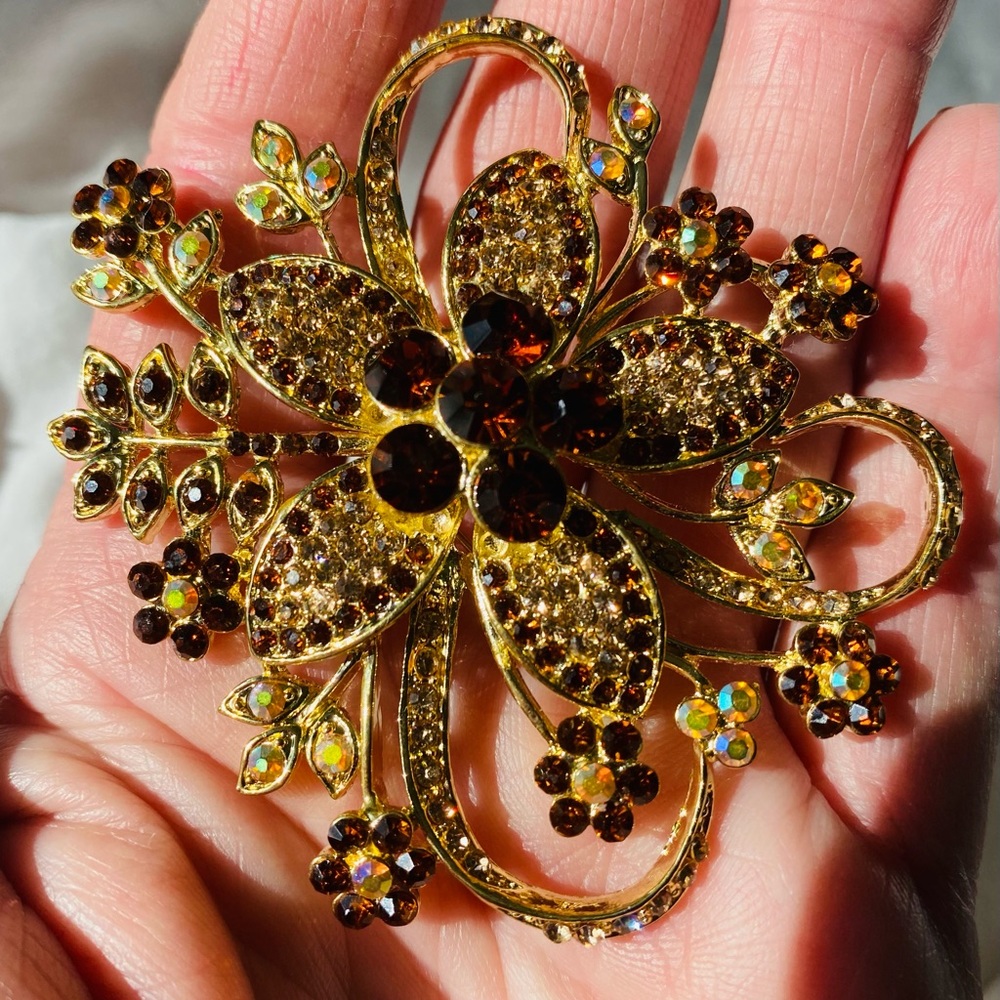 Huge Vintage Brooch